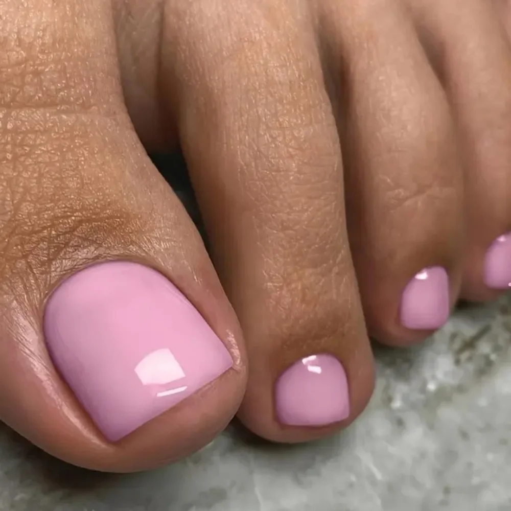 24 Pieces Fake Toe Press On Nails